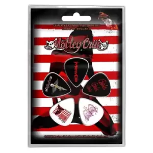 Image of Motley Crue - Red, White & Crue Plectrum Pack