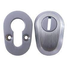 Image of ASEC High Security Bolt Through Euro Escutcheon Set - 20 mm Centers