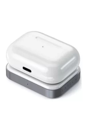 Image of Satechi Usb-C Wireless Charging Dock For Airpods (Space Grey)