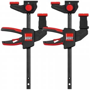 Image of Bessey EZR156 2 Piece One Handed Guide Rail Clamp Set
