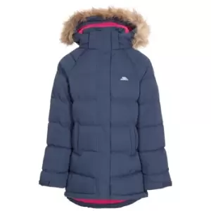 Image of Trespass Girls Unique Padded Jacket (9-10 Years) (Navy)