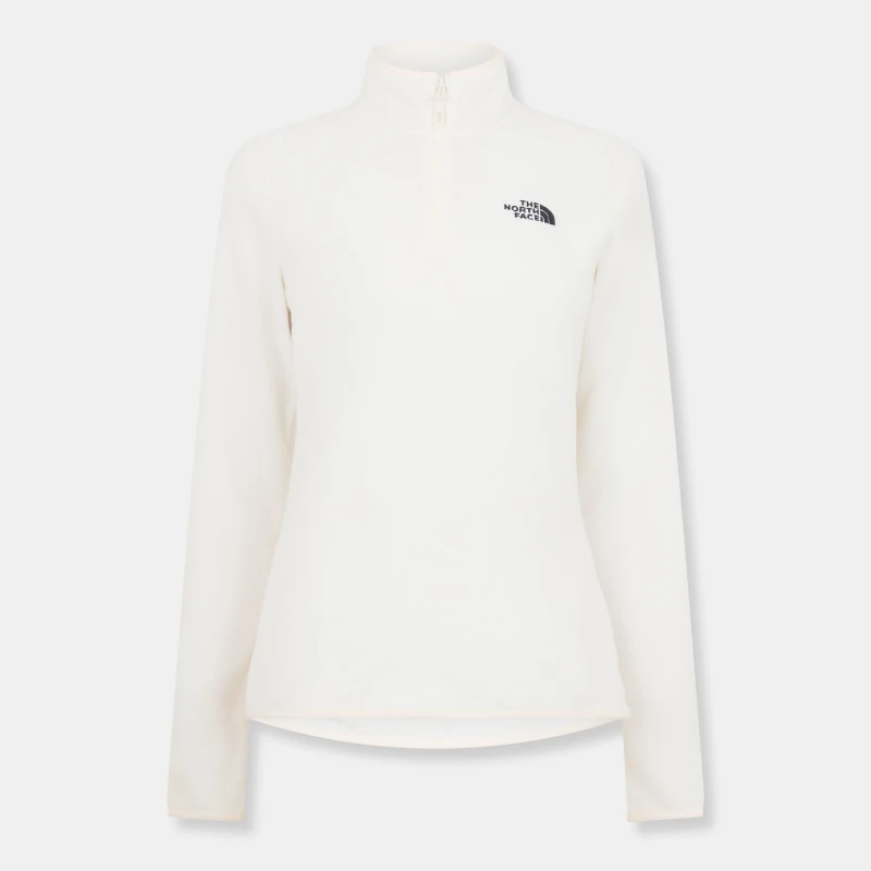 Image of The North Face 100 Glacier quarter Zip Fleece - White White 12