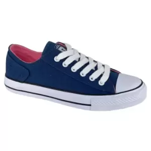 image of Rdek Womens/Ladies Washed Canvas Trainers (5 UK) (Navy Blue)