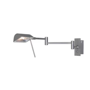 Mayfair Reading Light Satin Nickel