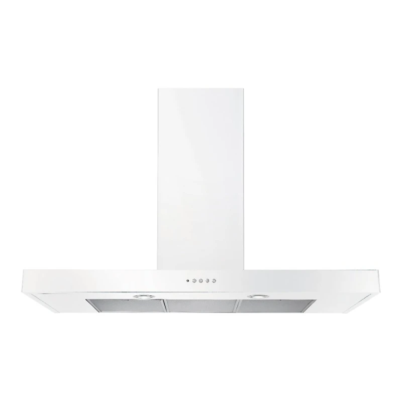 Image of Rangemaster UHDF110WH/ 110cm Flat Chimney Hood - White UHDF110WH/
