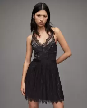 image of AllSaints Alani Lace Dress