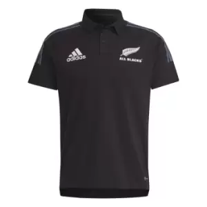 Image of 2022-2023 New Zealand All Blacks Polo Shirt (Black)