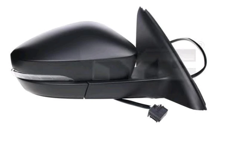 Image of TYC 332-0061 Wing mirror Right, Heatable Outside Mirror (50)