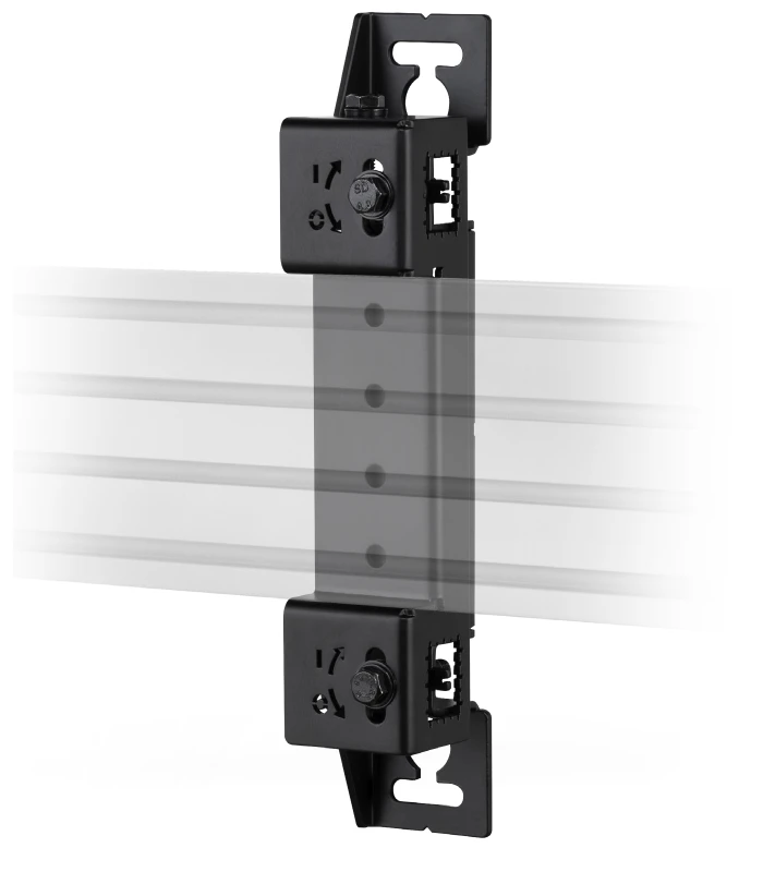 Image of B-Tech SYSTEM X - Adjustable Height and Depth Rail Mounting Bracket