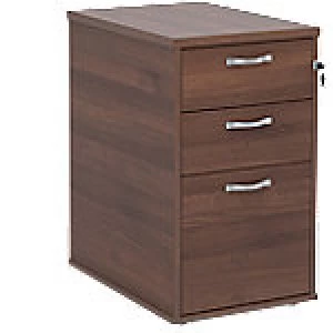 Image of Dams International Desk High Pedestal R25DH6W Walnut 426 x 600 x 725 mm