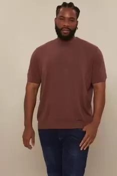 Image of Plus Rose Knitted T-Shirt
