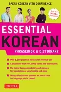 Image of essential korean phrasebook and dictionary speak korean with confidence