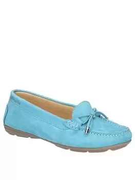 image of Hush Puppies Maggie Brogue - Teal, Size 7, Women