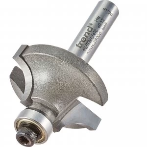 image of Trend Bearing Guided Ovolo and Round Router Cutter 28mm 12.7mm 1/4"