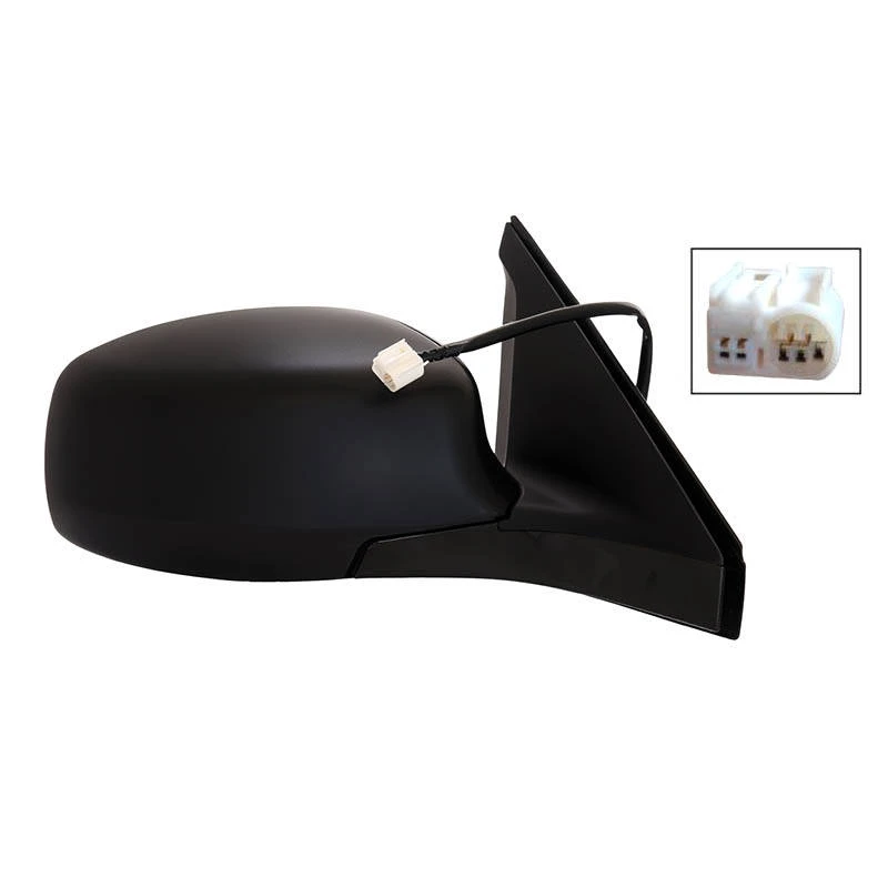 Image of TYC 335-0012 Wing mirror Left, black, for electric mirror adjustment, primed Outside Mirror (50)