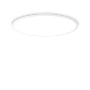 Image of FLY 90cm Integrated LED Semi Flush Light White, 3000K, IP40