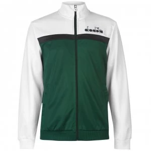 image of Diadora 5 Palle Jacket - White/Green