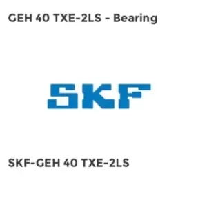 Image of GEH 40 TXE-2LS - Bearing