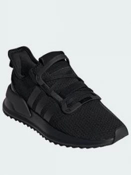 Image of adidas Originals U_Path Junior Trainers - Black, Size 4
