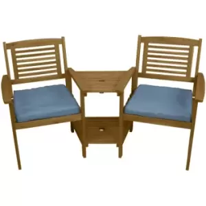 Image of Companion Seat With Cushions - Natural