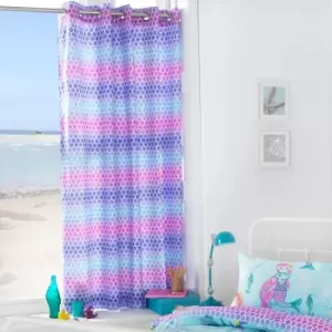 Image of Mermaid Kids Eyelet Curtains Blue
