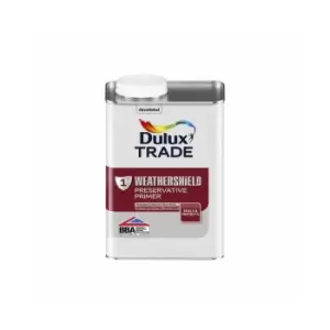 Image of Dulux Trade Weathershield Preservative Primer + (bp) - 1L