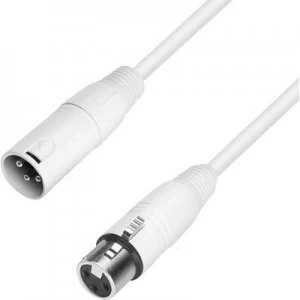 image of Adam Hall K4 MMF 0250 SNOW XLR Cable [1x XLR plug - 1x XLR socket] 2.50 m White