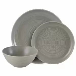 image of Mason Cash William Mason Grey 12 Piece Dinner Set