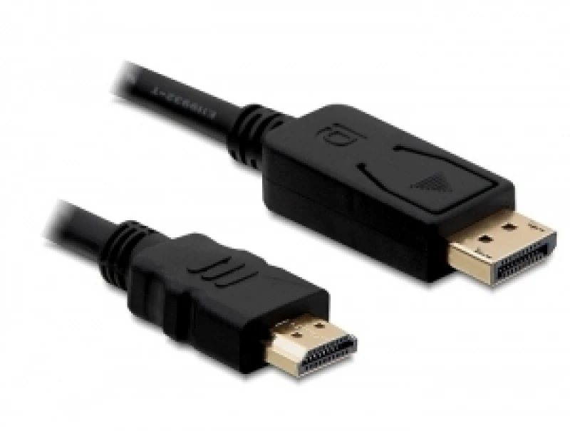 Image of DeLOCK Cable Displayport > HDMI m/m 2m Black