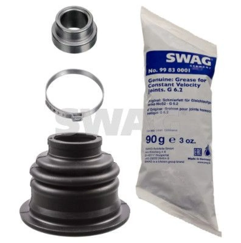 Image of CV boot kit, drive shaft SWAG 60 10 2503