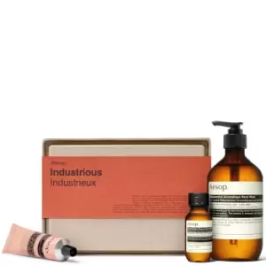 image of Aesop Hand Care Trio Resurrection Aromatique Gift Set Hand Wash + Hand Balm+ Hand Wash