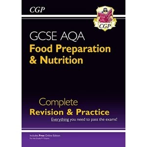 Image of New 9-1 GCSE Food Preparation & Nutrition AQA Complete Revision & Practice (with Online Edn) Paperback /...