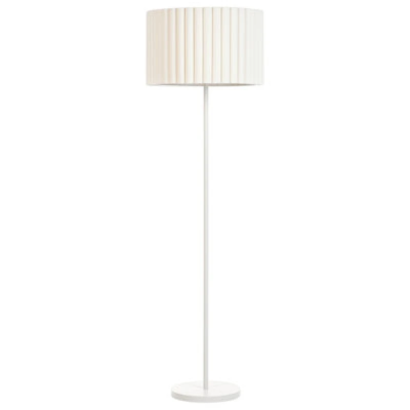 Image of Beliani Floor Lamp Lourens Metal Off-White