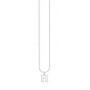 Image of Silver Letter H Necklace KE2017-001-21-L45v