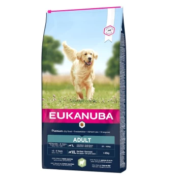 Image of Eukanuba Adult Lamb and Rice Large Breed Dog Food 12kg