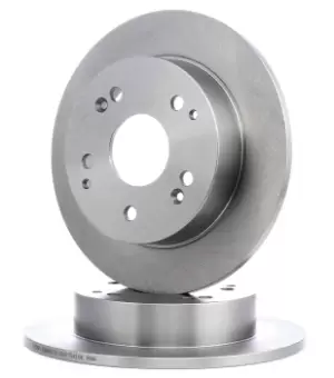 Image of RIDEX Brake disc 82B0473 Brake rotor,Brake discs HONDA,CIVIC VII Hatchback (EU, EP, EV),CIVIC VII Coupe (EM2),Civic VII Limousine (ES, ET)