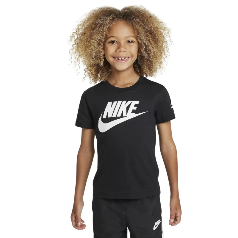 Image of Nike Child's T-Shirt Nike Futura Evergreen Noir Male 6/7 ans