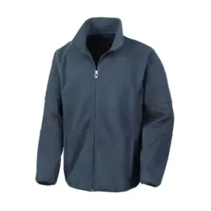 image of Result Mens Osaka TECH Performance Combined Pile Softshell Waterproof Windproof Jacket (3XL) (Navy Blue)