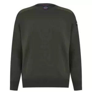 Paul And Shark Marine V Neck Sweater - Green