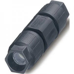 Image of Phoenix Contact 1642140 Q 0,75/4IDC/18-18KU-KU BK QUICKON-ONE Line Connector - IP65 Nominal current (details): 9 A