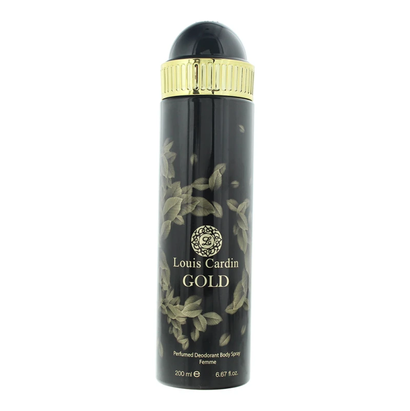 Image of Louis Cardin Gold Femme Perfumed Deodorant Body Spray 200ml