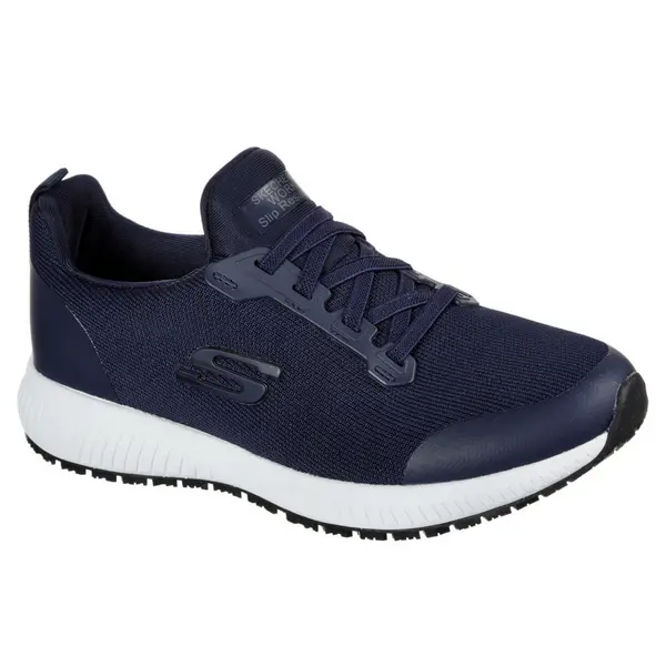 Image of Skechers Work Ladies Squad Safety Shoe 29119-55906-09 Colour: Navy
