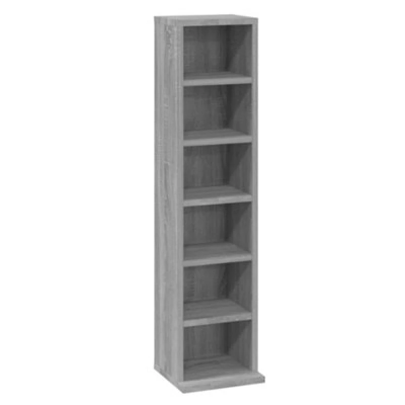 Image of VIDAXL CD Cabinet Grey Sonoma 21x20x88cm Engineered Wood vidaXL 8720286931387
