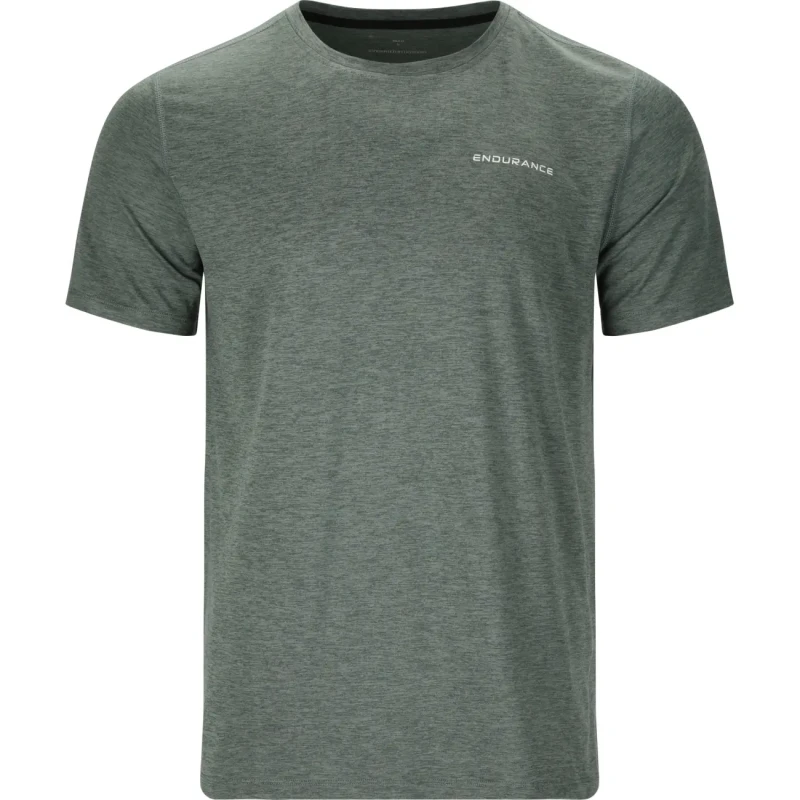Image of Endurance T-Shirt Endurance Abdon Melange Vert Male M