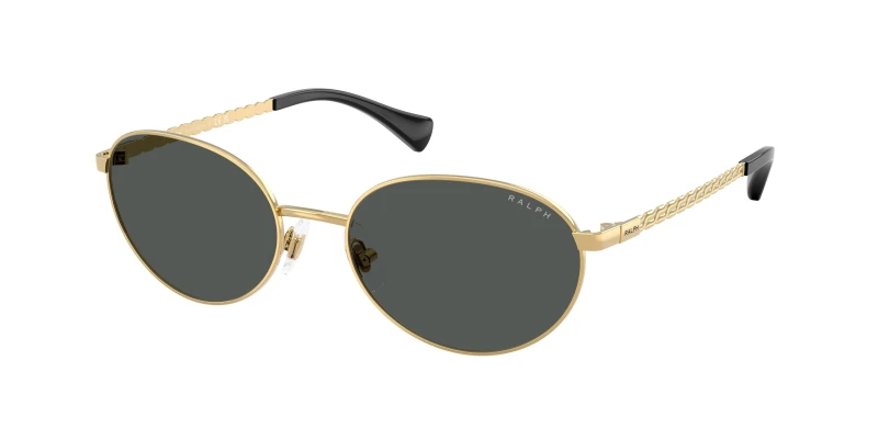 Image of Ralph 0Ra4148 Oval Sunglasses - Gold Gold WUF50 Female