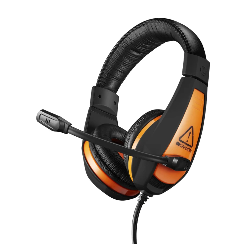 Image of Canyon Star Raider Headset Wired Head-band Gaming Black. Orange