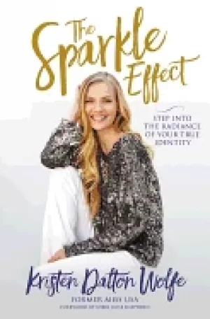 Image of sparkle effect step into the radiance of your true identity