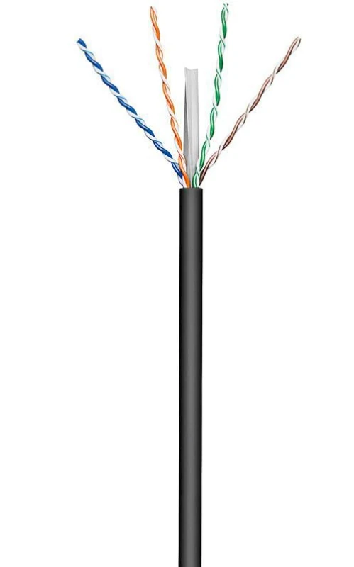 Image of Microconnect KAB023-100 networking cable Black 100 m Cat6 U/UTP (UTP)