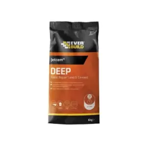 image of Everbuild JETMIX6 Jetcem Premix Sand & Cement 12kg (2 x 6kg Packs) EVBJETX6