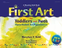 Image of first art for toddlers and twos open ended art experiences